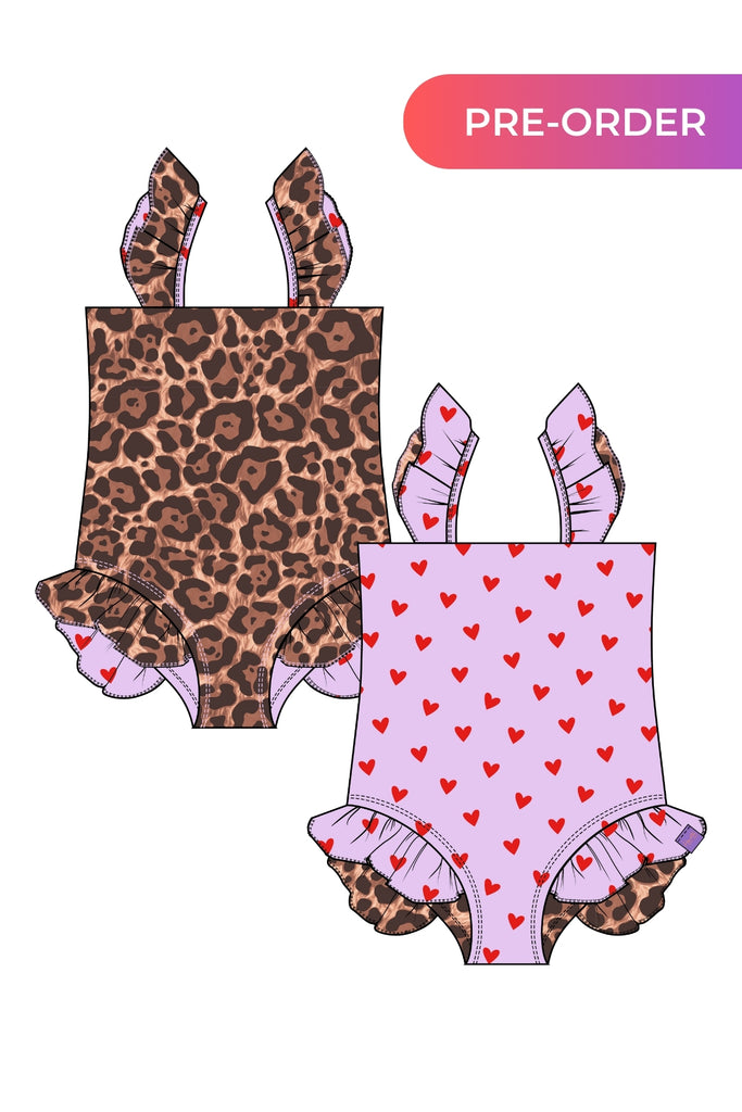 Girls - Fleur de Marie One Piece - Savannah Splash / Little Sweetheart (2-in-1)